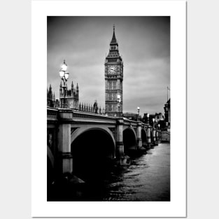 Big Ben Queen Elizabeth Tower Westminster Bridge Posters and Art